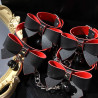 LuxuryFantasy Kit Sexy Bow 5 Pièces Noir-Rouge